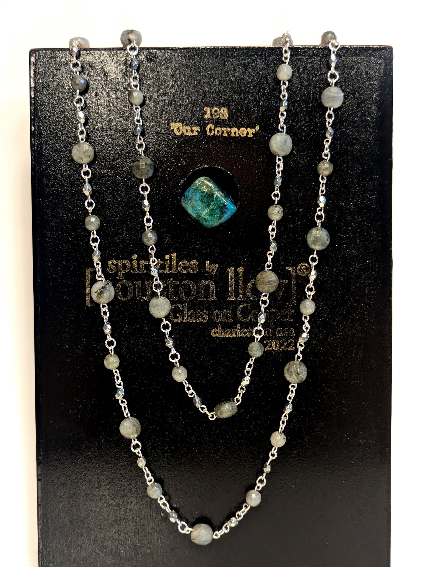 Labradorite Chain Necklace - N1