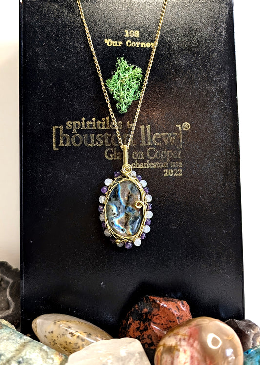 Labradorite Kameo Pendant - P10