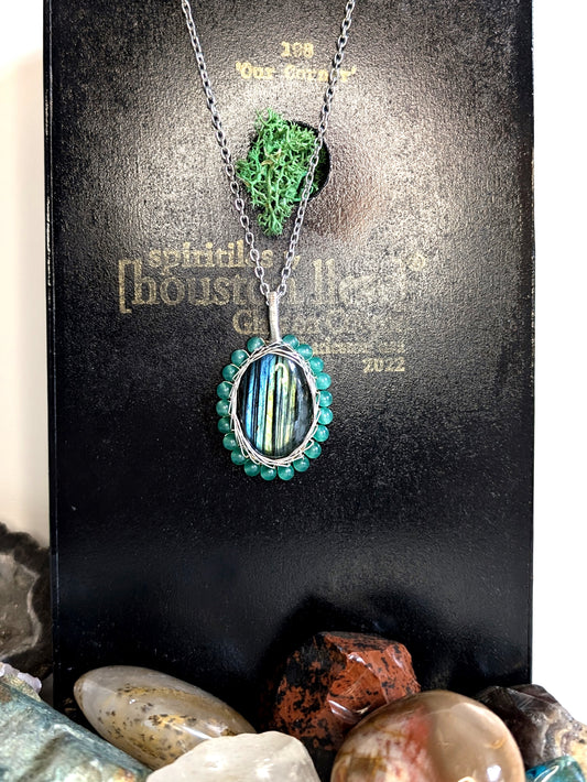 Labradorite Kameo Pendant- P19